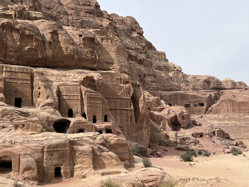Petra tijdens singlereis Jordanië