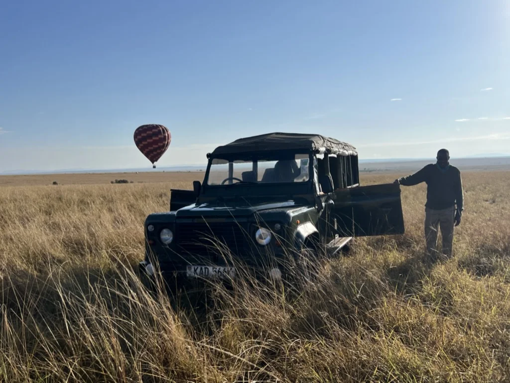 Jeep en Ballonvaart Masai Mara Kenia