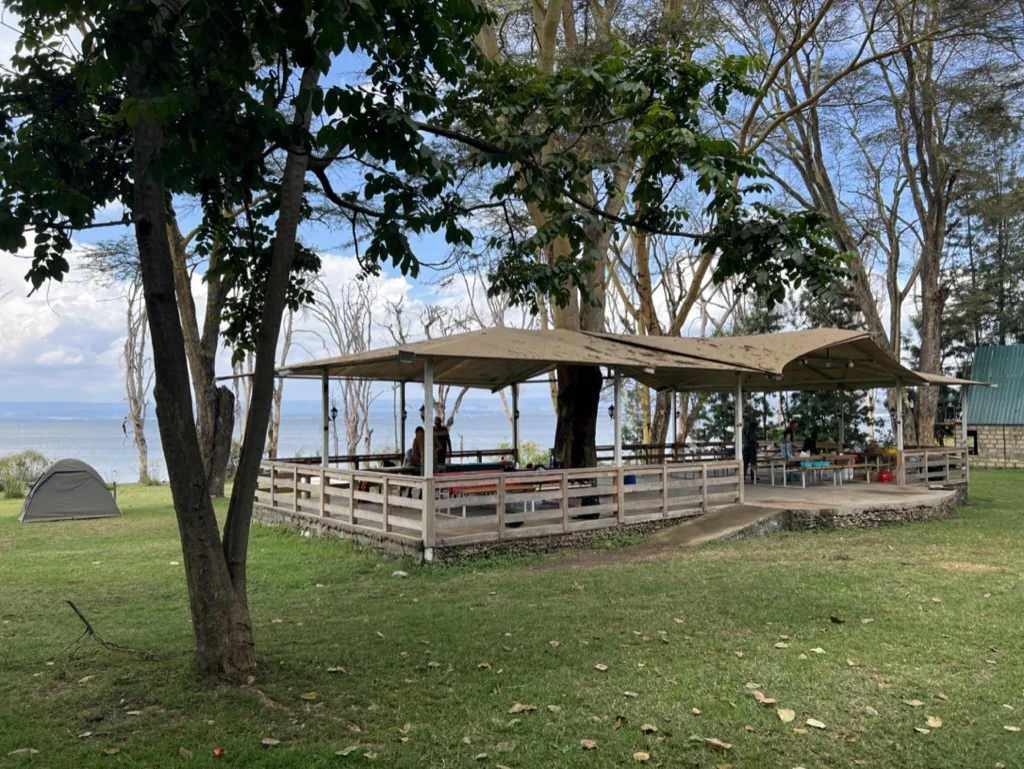 camping Fish Eagle lake Naivasha Kenia