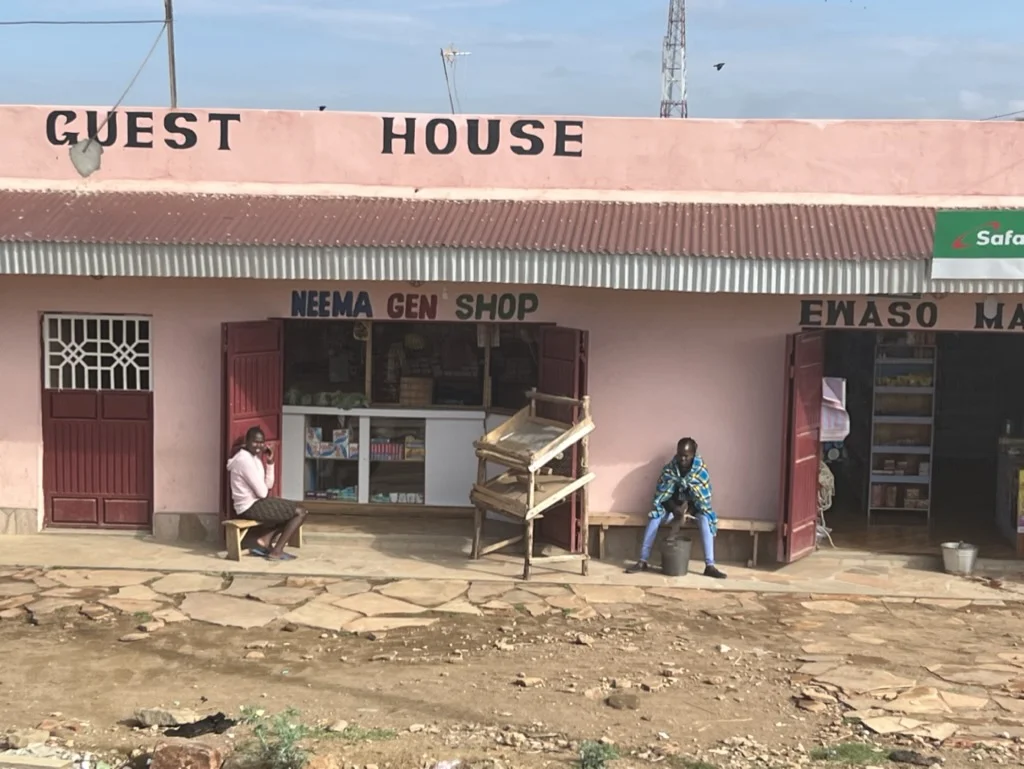 Guest house Kenia langs de weg