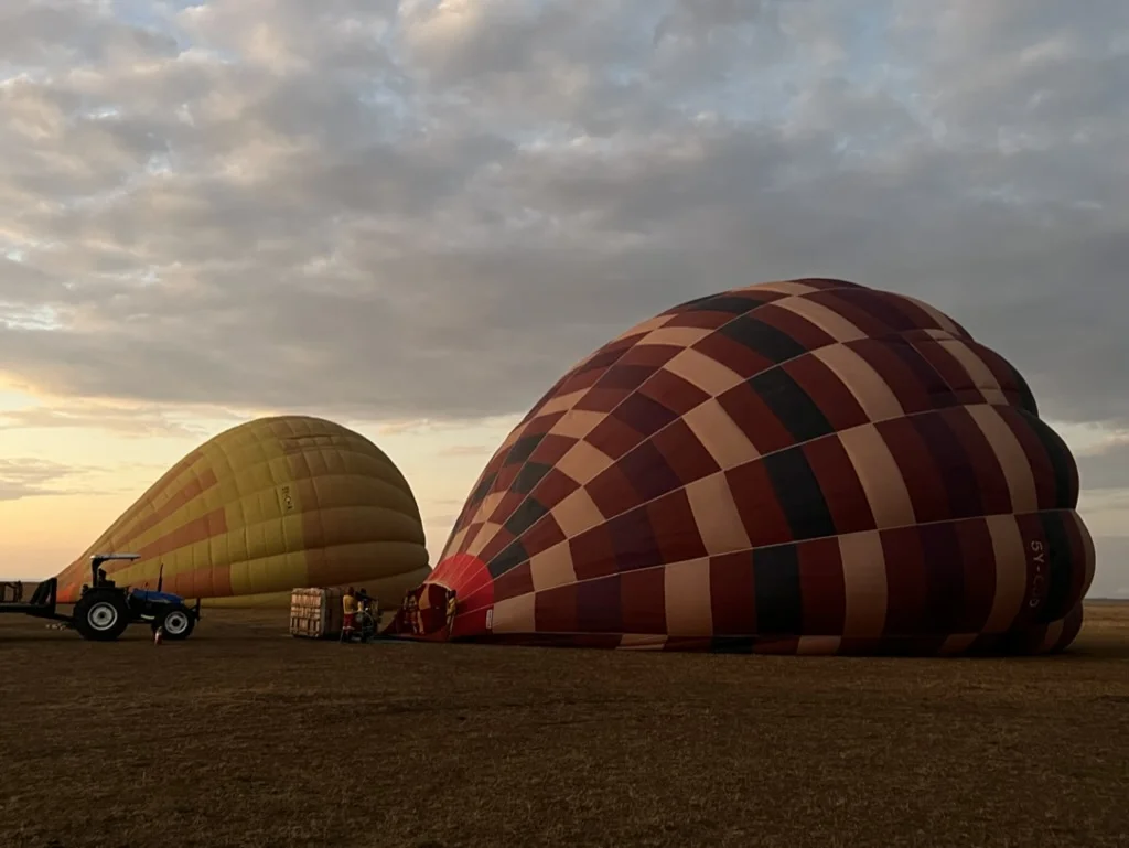 Ballonvaart Masai Mara Kenia