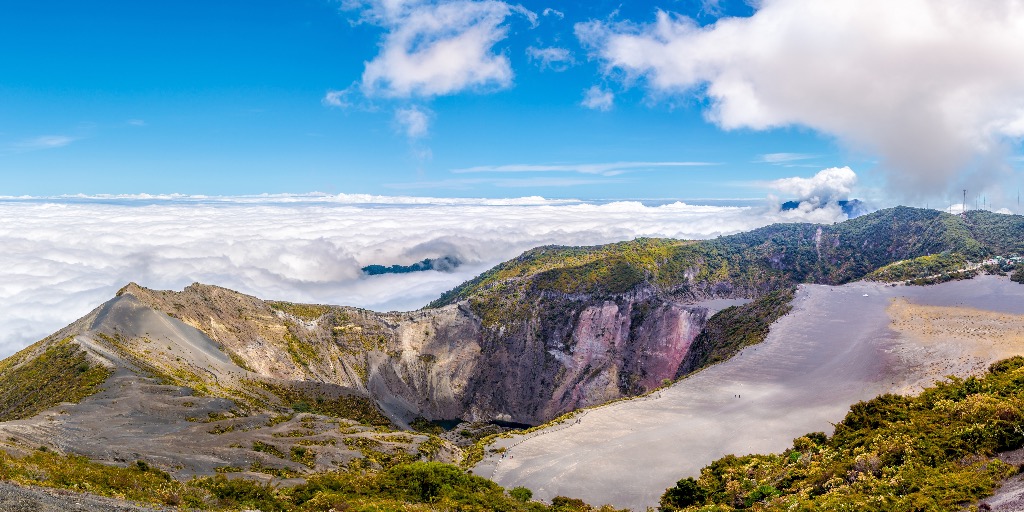 Irazu vulkaan Costa Rica