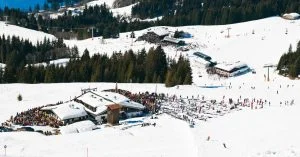Skipiste in Saalbach Hinterglemm