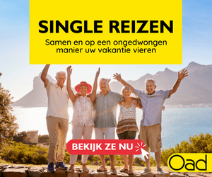 OAD singlereizen banner