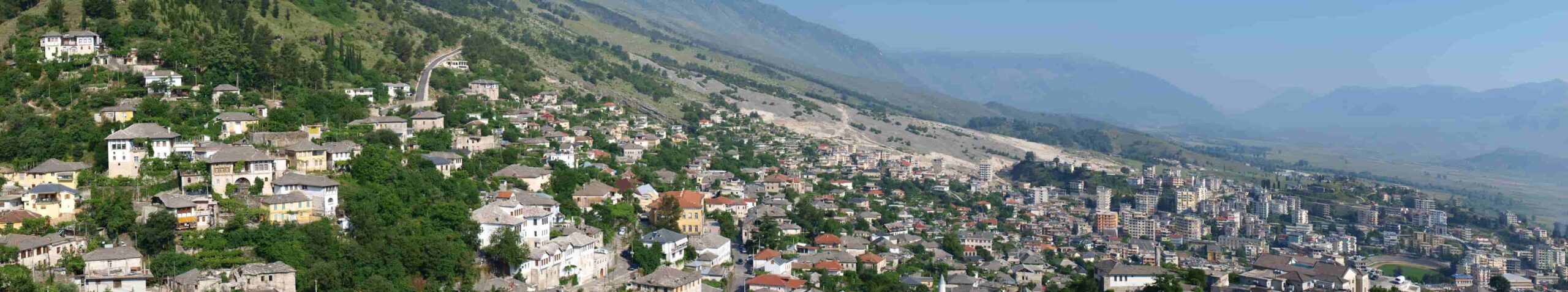 Gjirokaster Albanie uitzicht