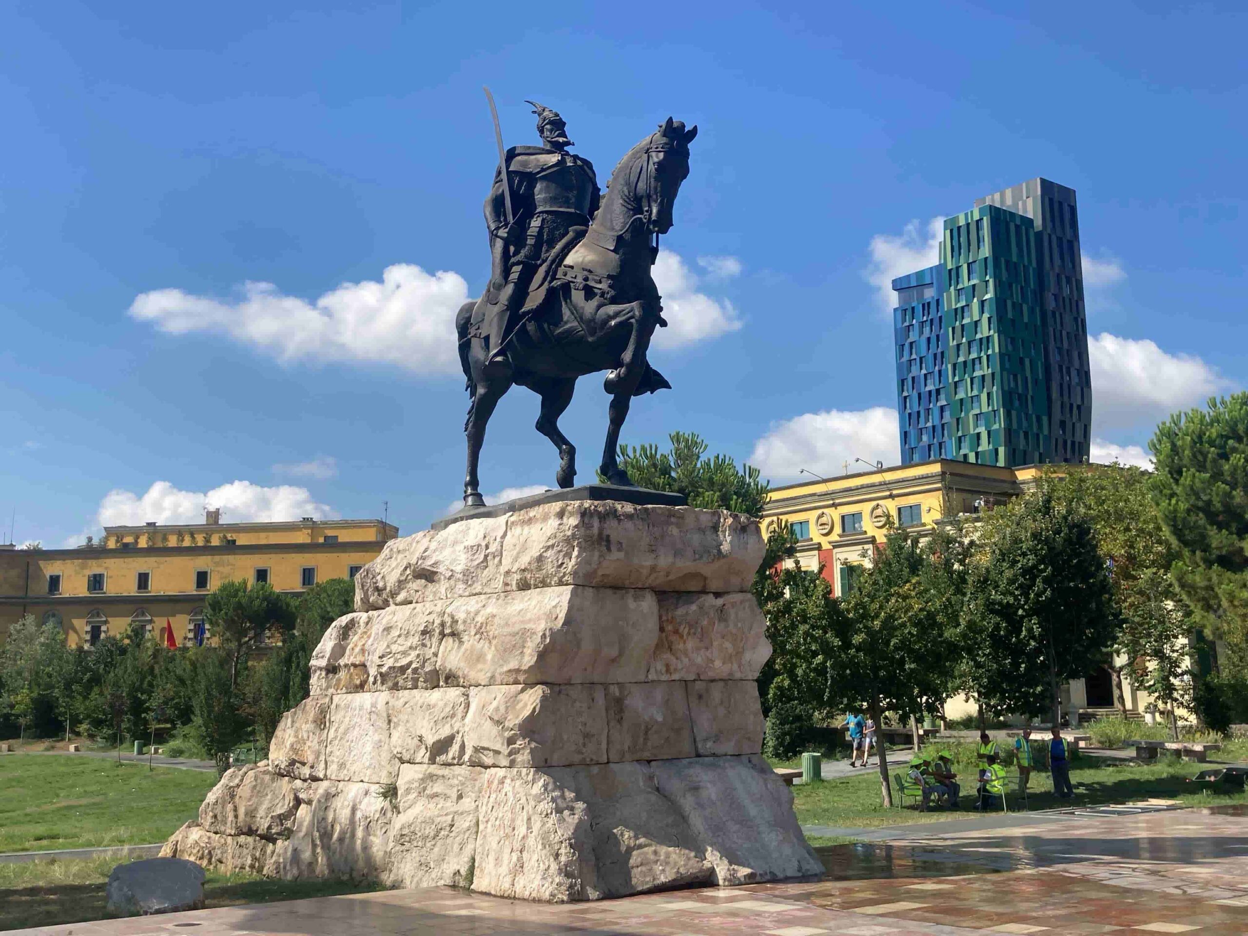 Skanderbeg Monument Tirana