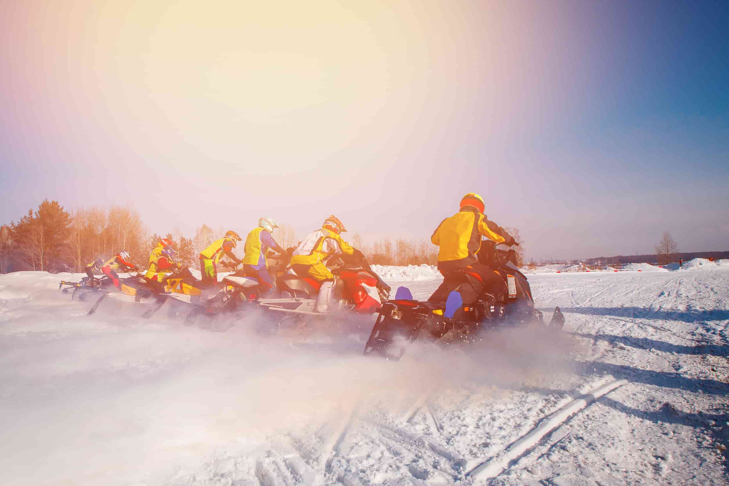 Sneeuwscootersafari