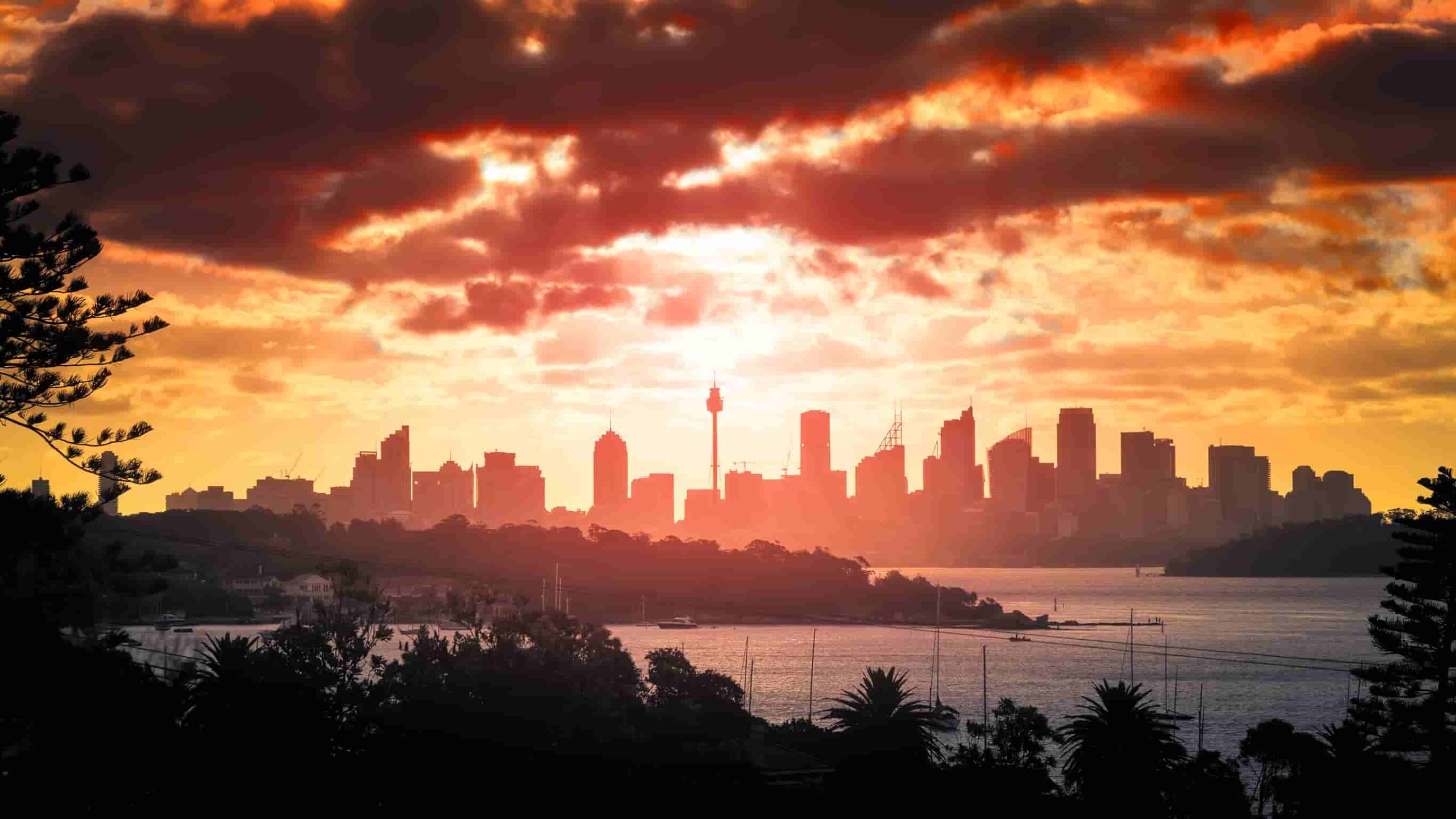zonsondergang Sydney
