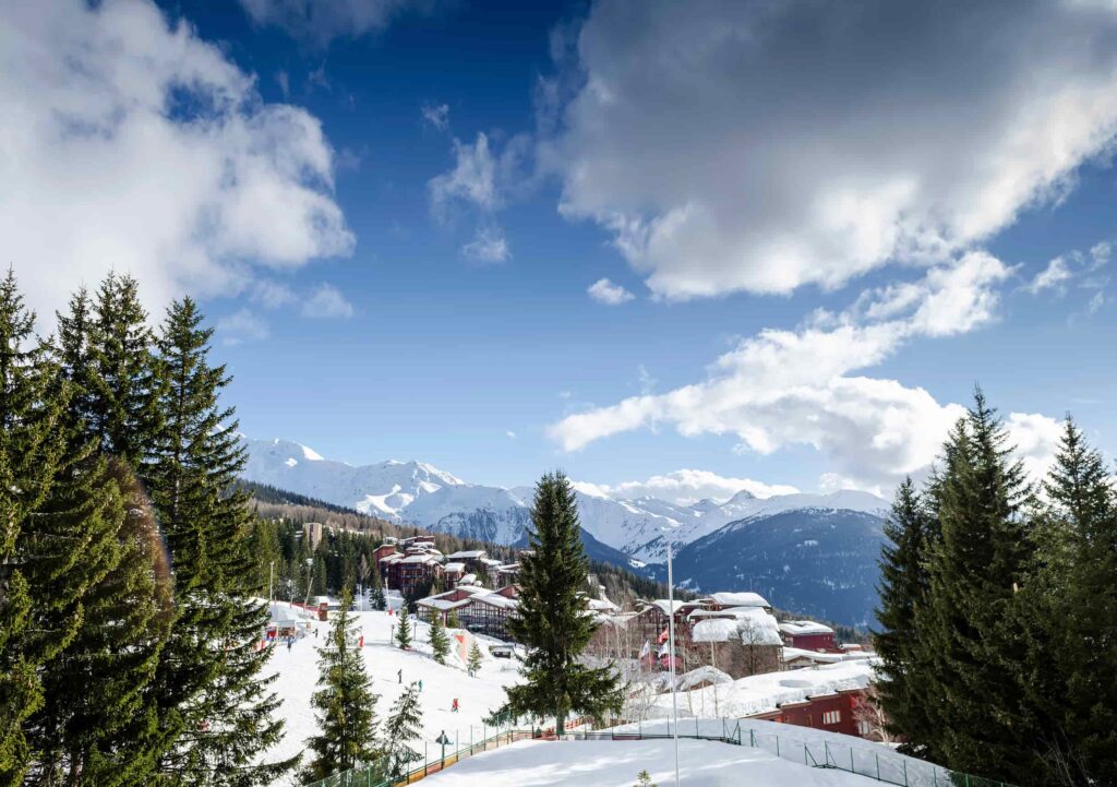 Wintersportgebied Les Arcs in Frankrijk