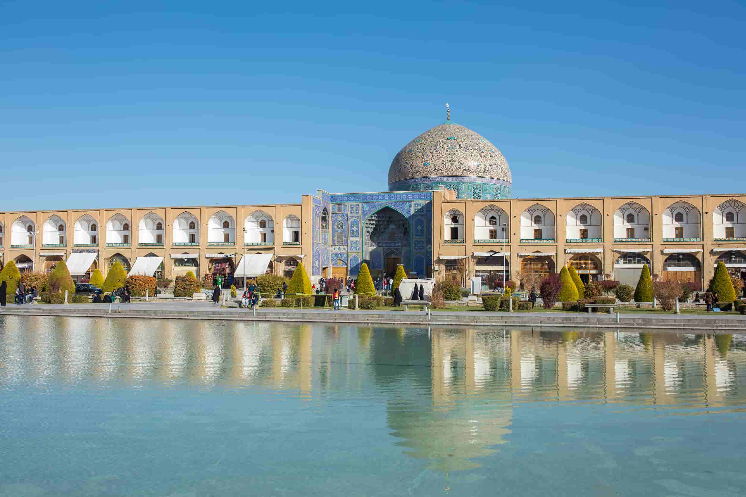Iran Sheikh Lotfollah Moskee in Isfahan